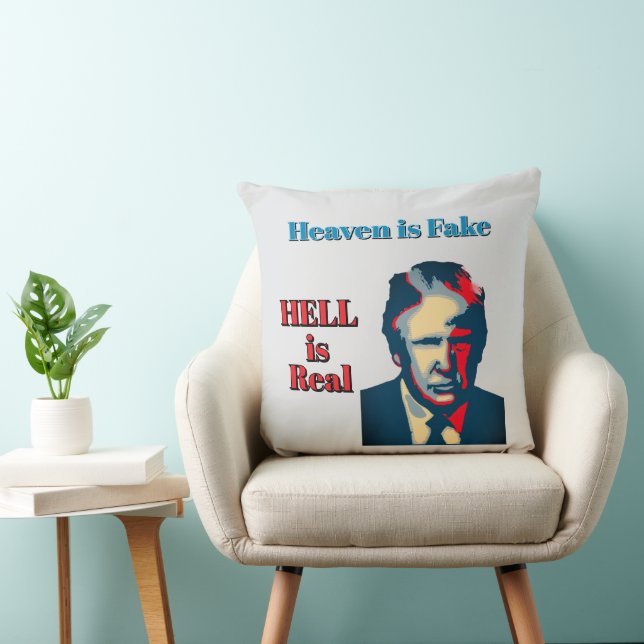 De Hel Is Echt Worpkussen Kussen (Stoel)