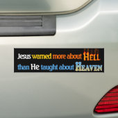 De hel is echte bumper sticker (Op auto)