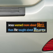 De hel is echte bumper sticker (Op auto)