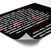 De hel is geforceerd... Hot, gewoon heet geworden. Poster (Hoek)