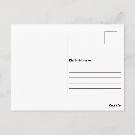 De hel probeerde het God ontkende het Christelijk Briefkaart (Achterkant)