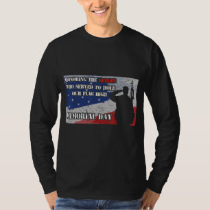 De helden die onze vlag wilden vasthouden, respect t-shirt
