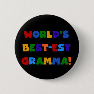 De Heldere Kleuren van Gramma van het Ronde Button 5,7 Cm