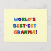 De Heldere Kleuren van Granma van het Briefkaart (Voorkant)