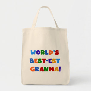 De Heldere Kleuren van Granma van het Tote Bag