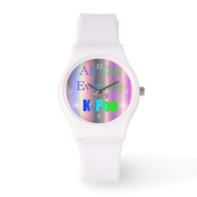 De hele dag dagelijkse K-Pop Horloge (Voorkant)