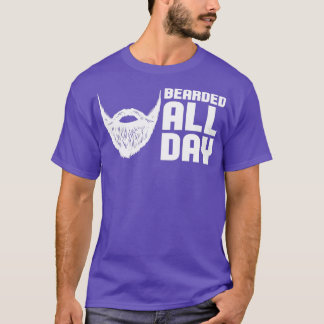 De hele dag door gebogen hipster Mannen Masculine T-shirt