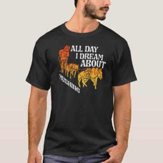 De hele dag durende droom over het overspoelen van t-shirt