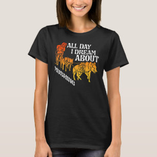 De hele dag durven dromen over het overspoelen van t-shirt