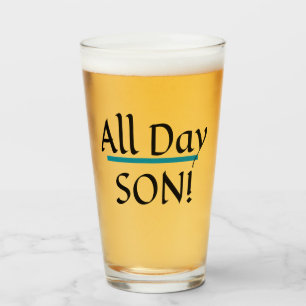 De hele dag glas