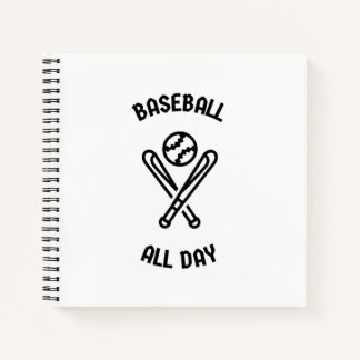De hele dag honkbal notitieboek