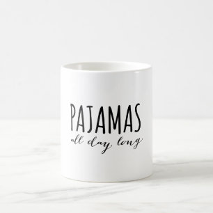 De hele dag lang pyjama koffiemok