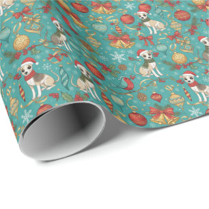 De hele dag op slee cadeaupapier