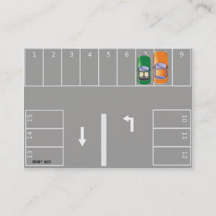 De hele partij is open, maar je parkeert naast mij visitekaartje