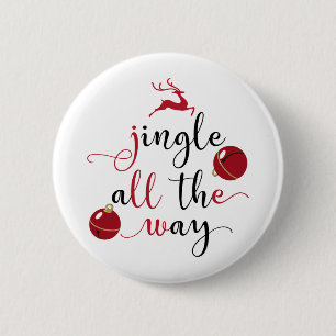de hele weg ronde button 5,7 cm