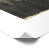 De hele wereld is een podium poster (Hoek)