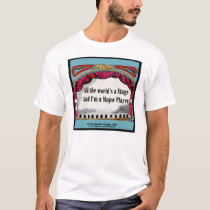 "De hele wereld is een podium T-shirt