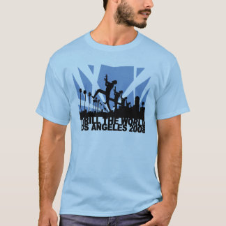 De hele wereld, Los Angeles 2008 T-shirt