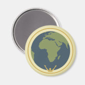 De hele wereld magneet (Voorkant / Achterkant)