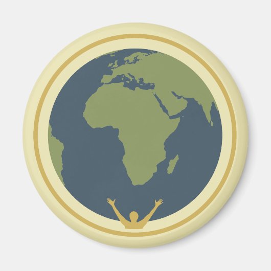 De hele wereld magneet (Voorkant)