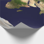 De hele wereld - planeet Aarde Cadeaupapier (Hoek)