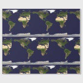 De hele wereld - planeet Aarde Cadeaupapier (Vlak)