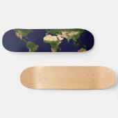 De hele wereld - planeet Aarde Skateboard (Horizontaal)