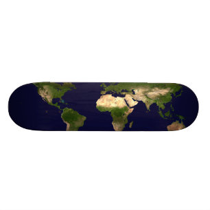 De hele wereld - planeet Aarde Skateboard