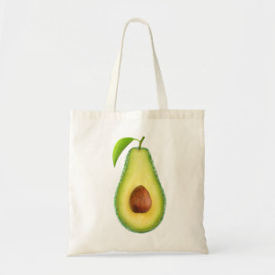 De helft van avocado tote bag