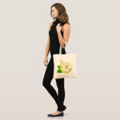 De helft van de peer tote bag (Voorkant (model))