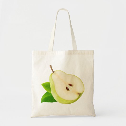De helft van de peer tote bag (Voorkant)