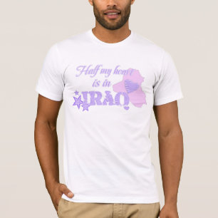 De helft van mijn hart ligt in Irak T-shirt