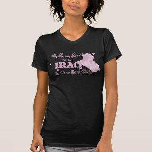 De helft van mijn hart ligt in Irak T-shirt