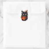 De Hell Cat Ronde Sticker (Tas)
