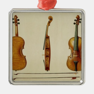 De Hellier violin gemaakt door Antonio Stradivariu Metalen Ornament