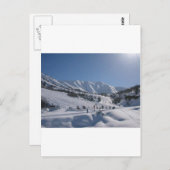 De Helling van de Ski van Chimgan Briefkaart (Voorkant / Achterkant)