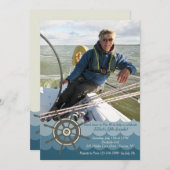 De Helm Photo Invitation Kaart (Voorkant / Achterkant)