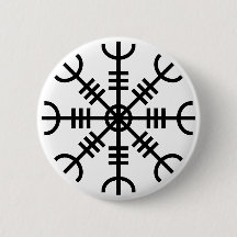 De helm van ontzag - Aegishjalmur (zwart)