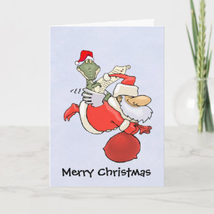 De Helper van de kerstman Feestdagen Kaart