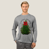 DE HELPER VAN DE KERSTMAN Tri-Blend SHIRT (Voorkant)