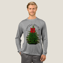DE HELPER VAN DE KERSTMAN Tri-Blend SHIRT