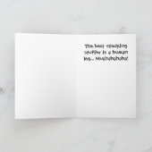 De Helpers van de Fietser van de kerstman Feestdagen Kaart (Binnen)