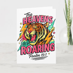 De Hemel Brult Psalm 19_1 Tijger Christelijk Kaart