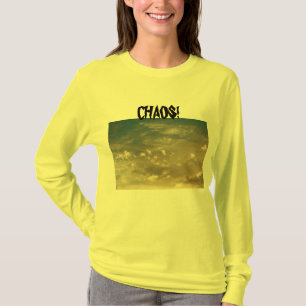De hemel en de wolken van de chaos t-shirt