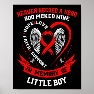 De hemel had een held nodig God koos zoon Kleine j Poster