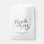 De Hemel heeft Baby shower gezonden, dank u Bedankzakje (Voorkant)