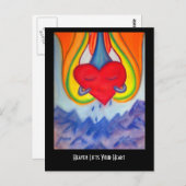 De Hemel heft je Hart briefkaart op (Voorkant / Achterkant)