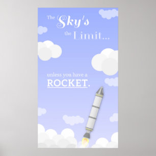 De hemel is de limiet poster