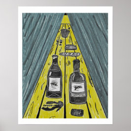 De hemel is een nooit eindigend diner voor twee poster