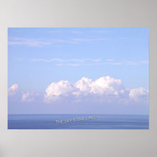 "De hemel is het Poster Limit"